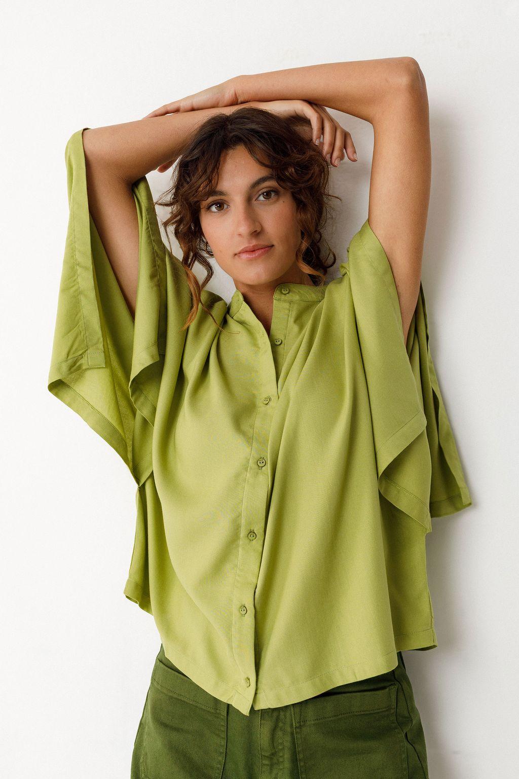 SKFK Doltza Shirt Bluse Damen grün